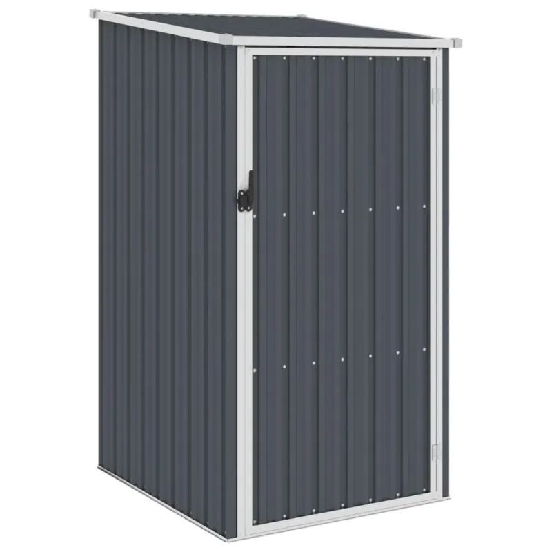 Prezzo Scontato Capanno Porta Attrezzi da Giardino Antracite in Acciaio Zincato 87x98x159 cm