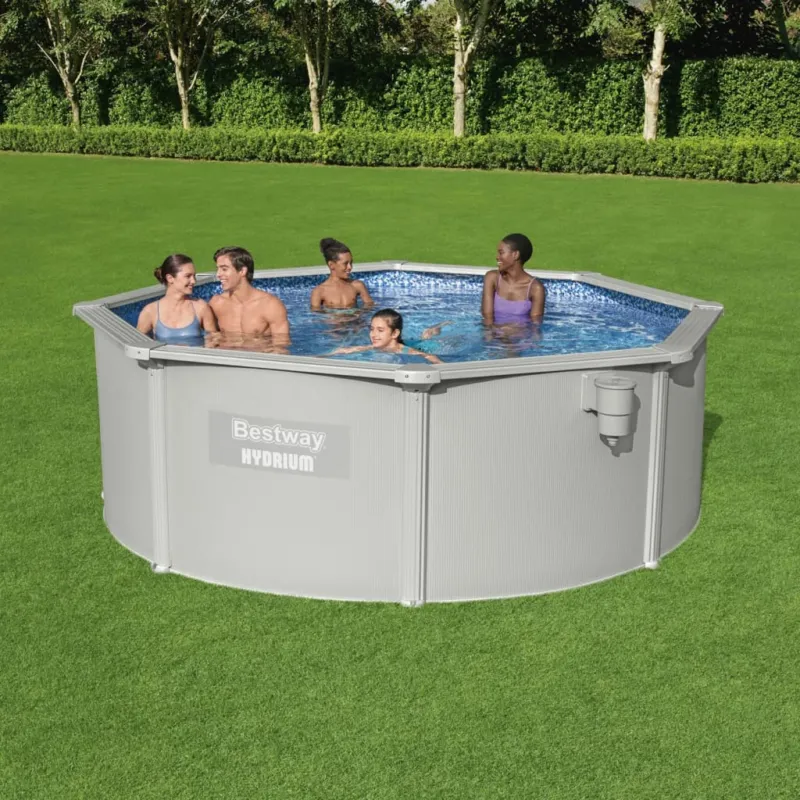 Piscina Fuoriterra Rotonda Hydrium 360x120 cm con Pompa e Scala Bestway Esclusivo