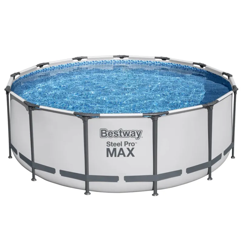 Piscina Rotonda Steel Pro MAX 396x122 cm con Pompa Scala Copertura Bestway Miglior Prezzo