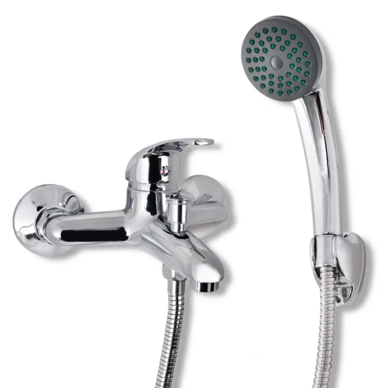 Rubinetto Miscelatore per Bagno e Doccia Cromo in Zinco con Kit di Montaggio A Buon Prezzo