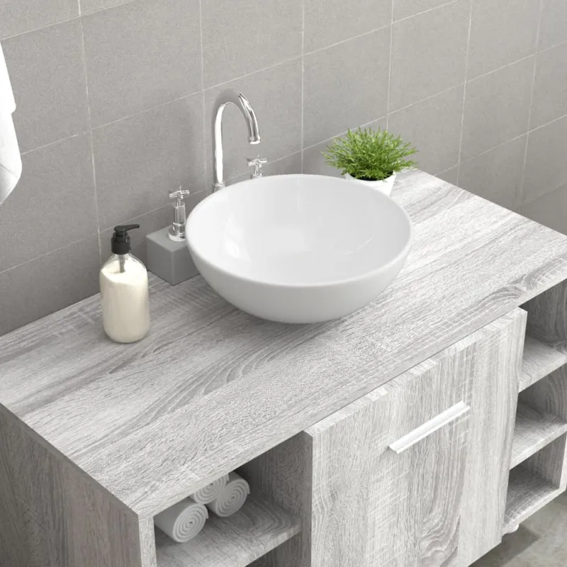 Prezzo Scontato Lavandino da Appoggio Colore Bianco 28x28x10 cm in Ceramica
