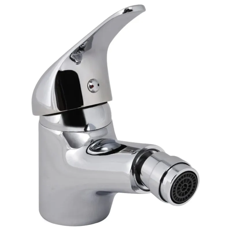 Set 2 Rubinetti per Bidè Bagno Cromati con Accessori di Montaggio Nuovo Arrivo