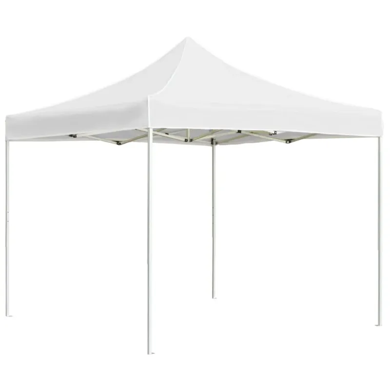 Di Tendenza Gazebo Professionale Bianco Design Pieghevole Telaio in Alluminio 2x2 m