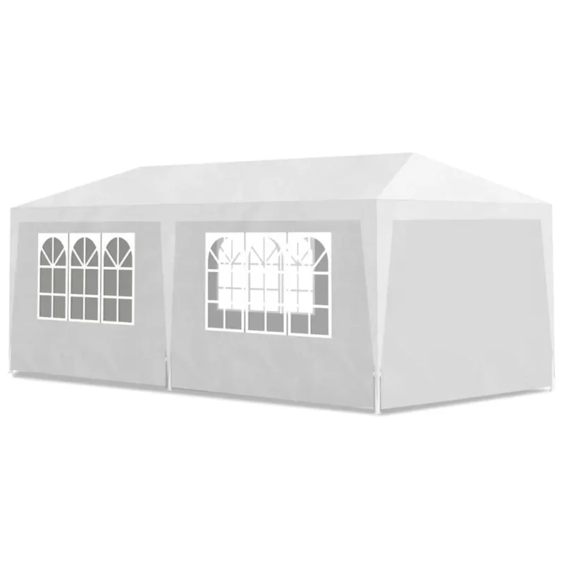 Saldi Tenda per Feste Bianca Resistente All‘acqua e ai Raggi UV 3x6 m