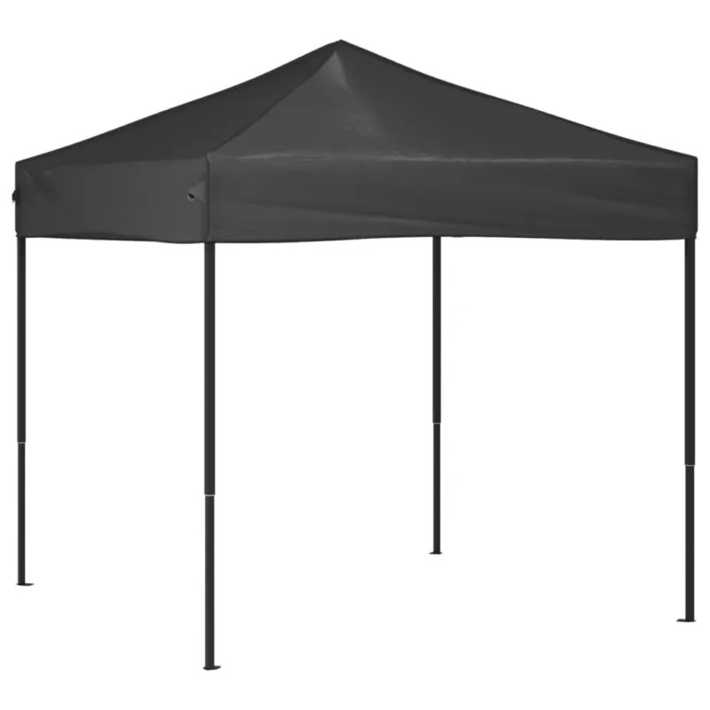 Spedizione Espresso Tenda per Feste Pieghevole Antracite i Tessuto Oxford Telaio in Acciaio 2x2 m