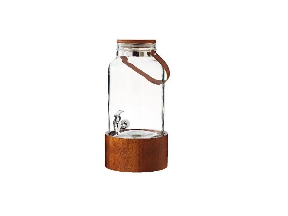 Big jar con base in acacia e manico, 5,8 lt Quantità Limitata