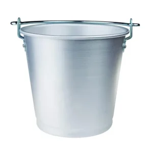 Compra Online Secchio in alluminio per il latte con manico, 15 lt