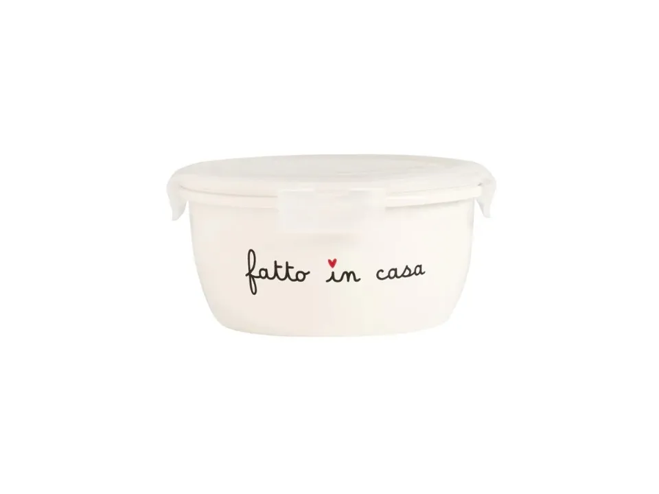 Occasione Contenitore rotondo fatto in casa - tg. l ø14,8x6,6 cm