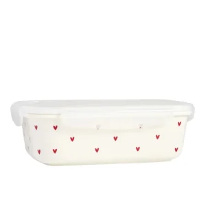 Reso Gratuito Contenitore cuori - tg. xl 22.7 x 16.1 x 6.6 cm