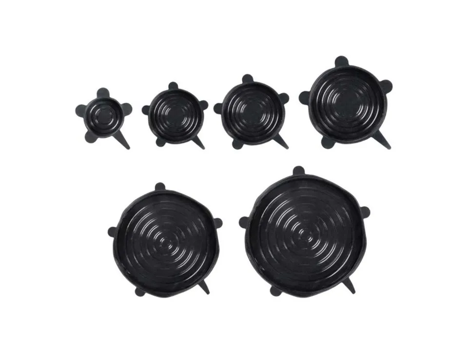 Coperchi estensibili in silicone loui, 6 pezzi flessibili e riutilizzabili Ultima Occasione