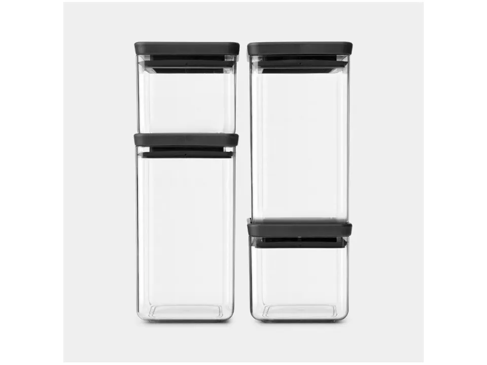 Compra Adesso Set 4 barattoli quadrati