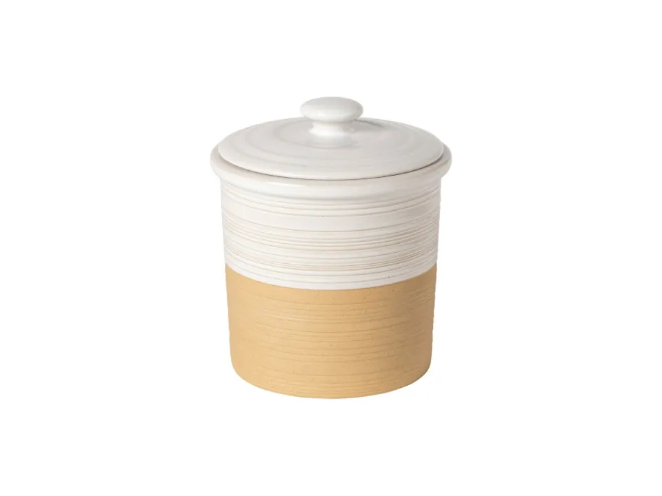 Scotia white, canister con coperchio ø17,2x19,7h cm Ultima Occasione