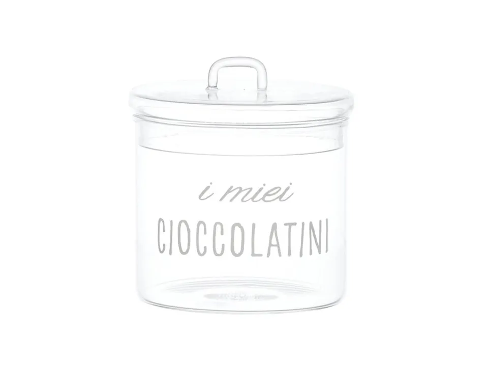 Barattolo in vetro i miei cioccolatini, ø 12 cm Offerta Limitata