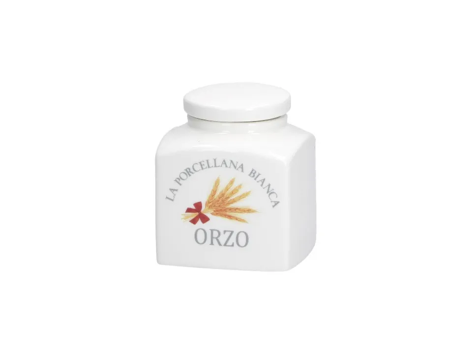 Conserva, barattolo orzo 9,5x9,5xh11,5 cm, 500 cc Pagamento Sicuro