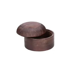 Perseo, contenitore piccolo legno di mango - ø13x9h cm Più Venduto