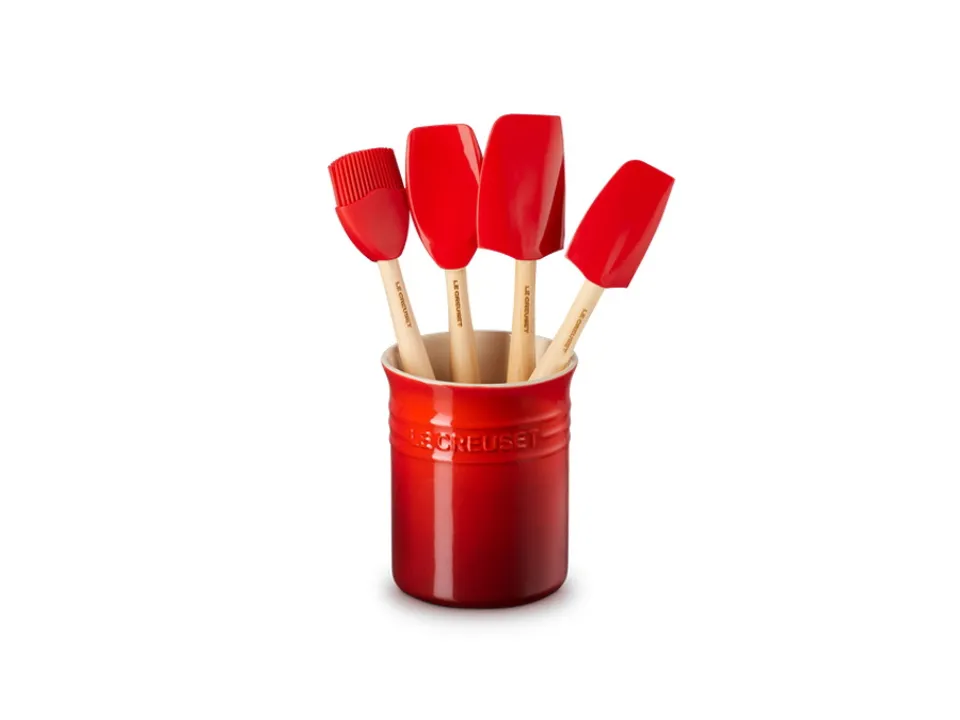Craft, set contenitore spatole + 4 spatole - ciliegia Miglior Prezzo