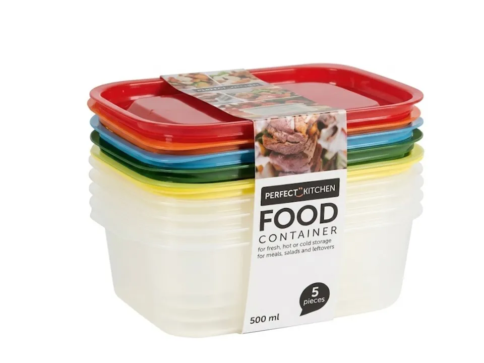 Food container, contenitore per frigo, freezer e microonde - 20,3x13,7xh6,4 cm Offerta Lampo