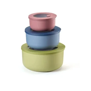 Nuova Collezione Store&more bio, set 3 contenitori tondi