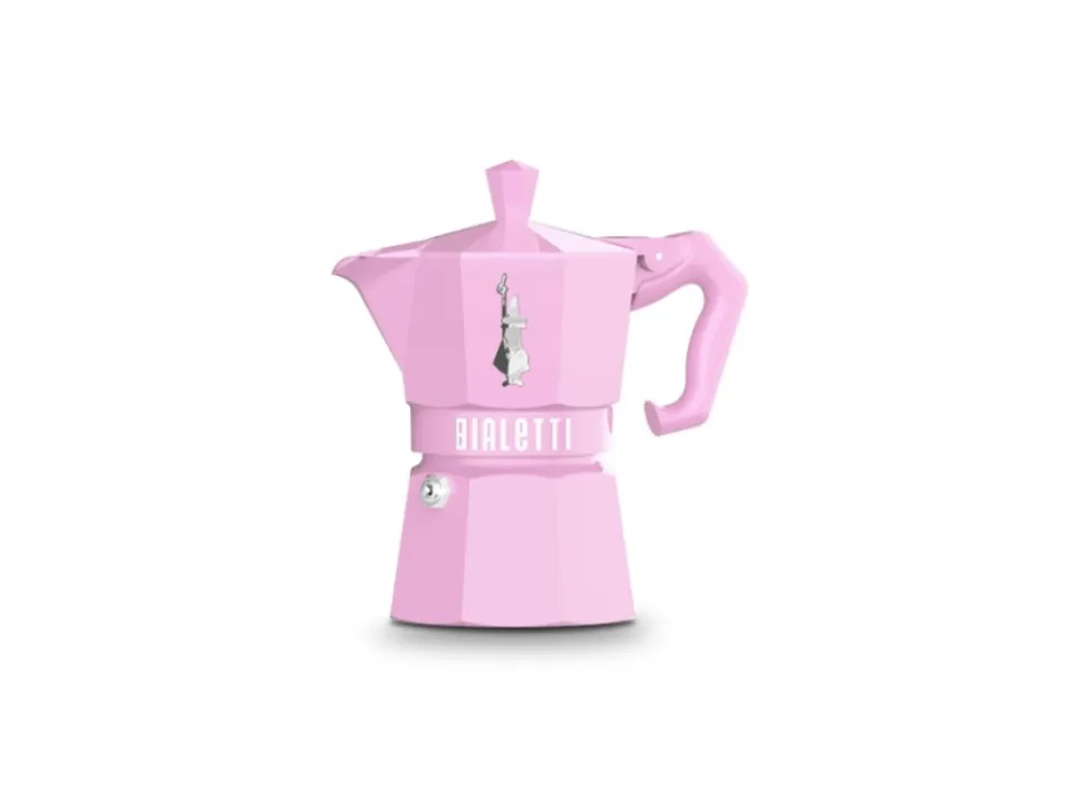 Prezzo Conveniente Moka exclusive rosa, 3 tazze
