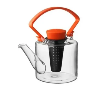 Cylinder, teiera vetro arancio Subito Disponibile