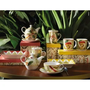 Mirabilia, tea4one con piattino giallo 300 ml Spedizione Espresso