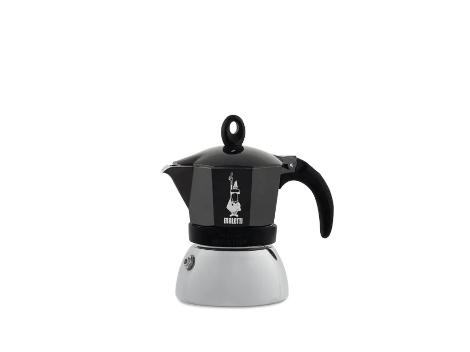 Ultimissimo Modello Moka induction 6 tazze, nero