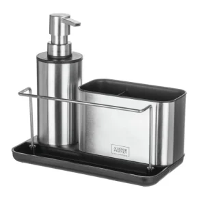 Shirley, organizer lavello nero/inox Offerta Del Giorno