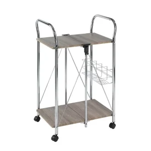 Carrello da cucina liky, rovere/grigio Super Prezzo