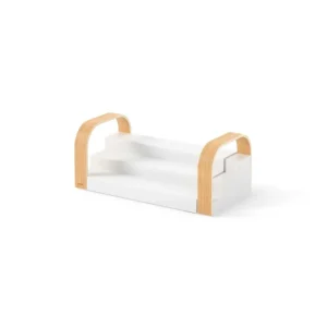 Solo Oggi Bellwood, scaffale per spezie bianco-naturale 30,4 x 16 x 12,7 cm