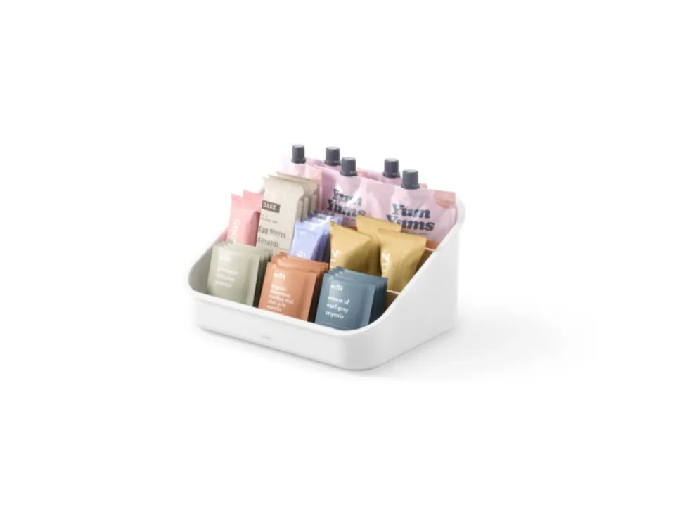 Miglior Prezzo Bellwood, organizer bianco-naturale 20x26 cm