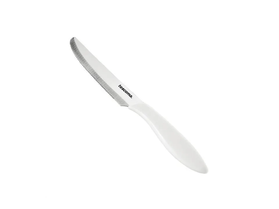 Coltello tavola presto, bianco, 12 cm, set 6 pezzi Economico