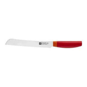 Now s, coltello da pane seghettato - 20 cm rosso Quantità Limitata