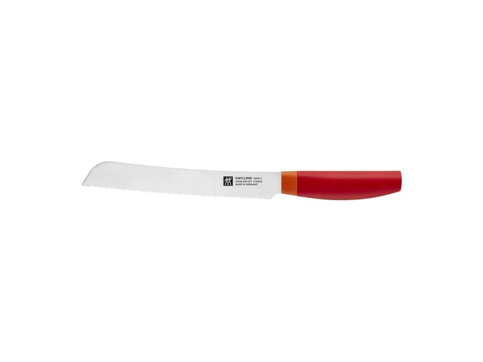 Now s, coltello da pane seghettato - 20 cm rosso Quantità Limitata