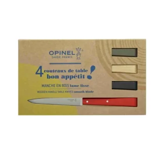 Set 4 coltelli da tavola n°125, bon appetit loft Offerta Limitata
