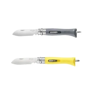 Prezzo Conveniente Coltello n°09 bricolage grigio/giallo