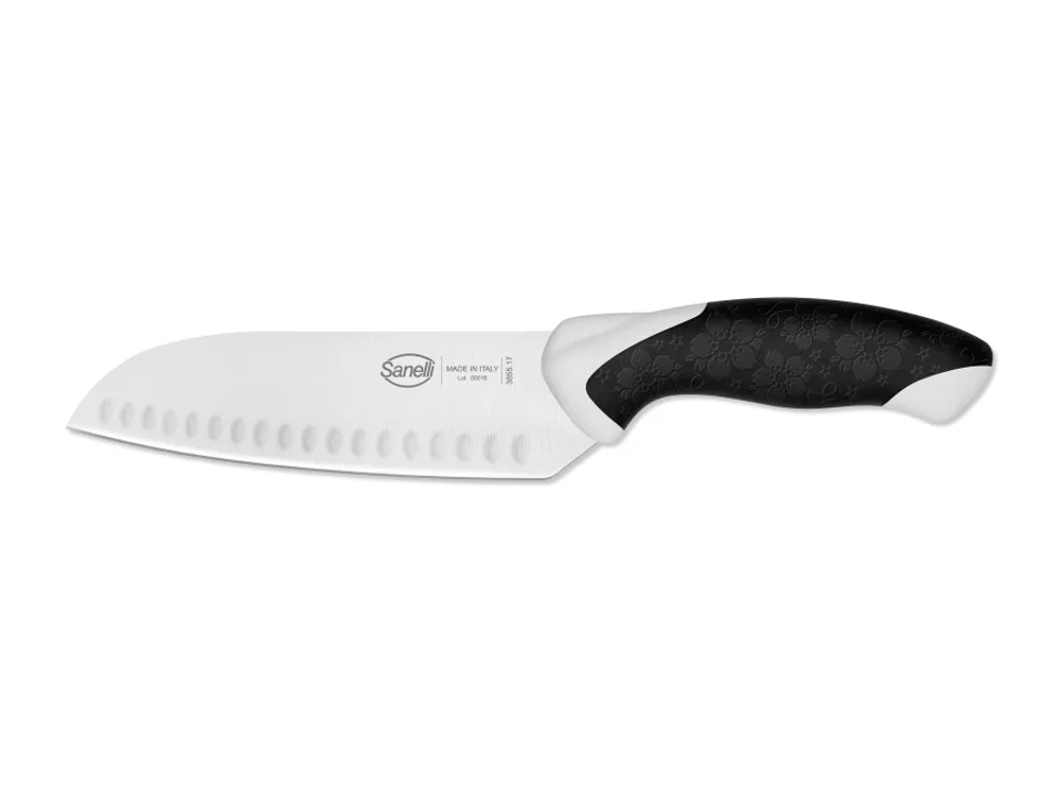 Ultima Occasione Sakura, coltello santoku olivato, 17 cm
