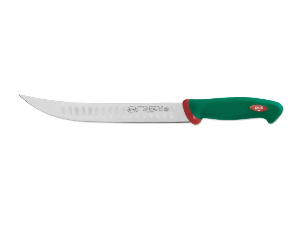 Novità Premana, coltello scimitarra olivato, 26 cm