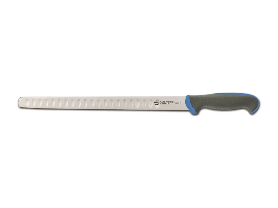 Tecna colore - coltello salmone, lama alveolata, blu, 32 cm Offerta
