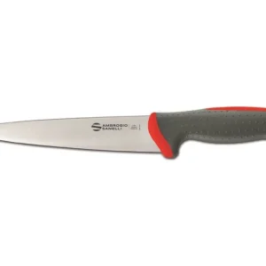 Professionale Tecna colore - coltello scannare, rosso, 18 cm