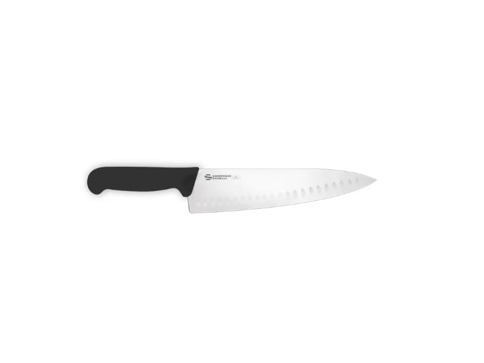 Supra - trinciante cuoco lama alveolata nero, 24 cm Spedizione Espresso