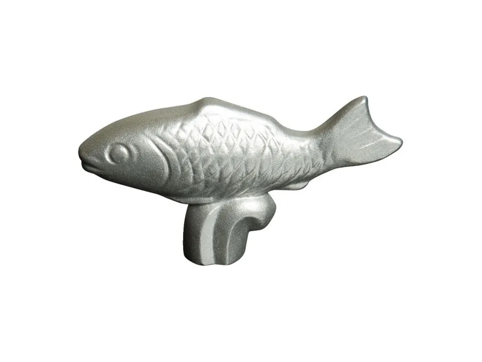 Reso Gratuito Pomello pesce - 8 cm, acciaio inox