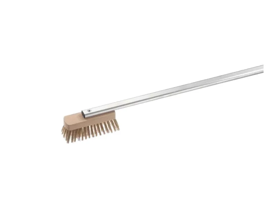 Miglior Prezzo Spazzola setole in ottone amica, con manico in alluminio 60 cm