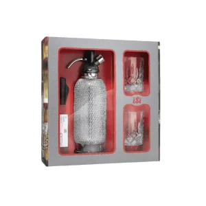 Economico Set sifone soda classic isi con bombolette e bicchieri