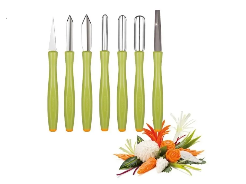 Ultime Pezzi Decoratori frutta e verdura set 7 pz