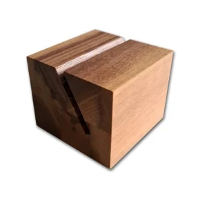 Xfetta, cubo in legno di noce Occasione Imperdibile