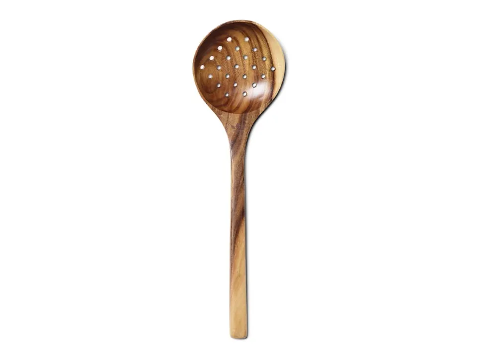 Nuovo Arrivo Cucchiaio forato in legno xl, legno acacia
