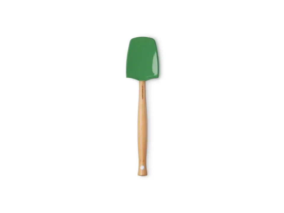 Promozione Spatola cucchiaio craft larga in silicone - verde bamboo