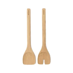 Prezzo Conveniente Profile, set 2 posate servi-insalata in legno