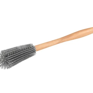 Spazzola in silicone con manico in legno, per piatti Occasione
