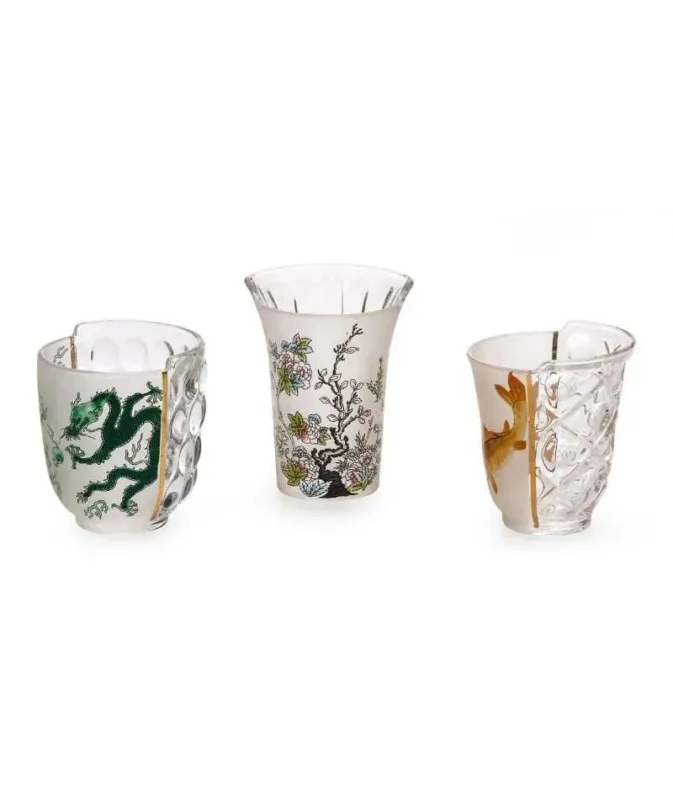 Seletti Hybrid Aglaura set 3 bicchieri Subito Disponibile